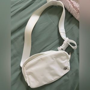 Lululemon white belt bag